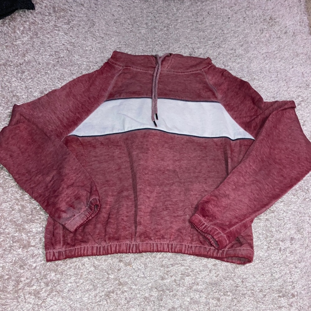 Red Striped Hoodie